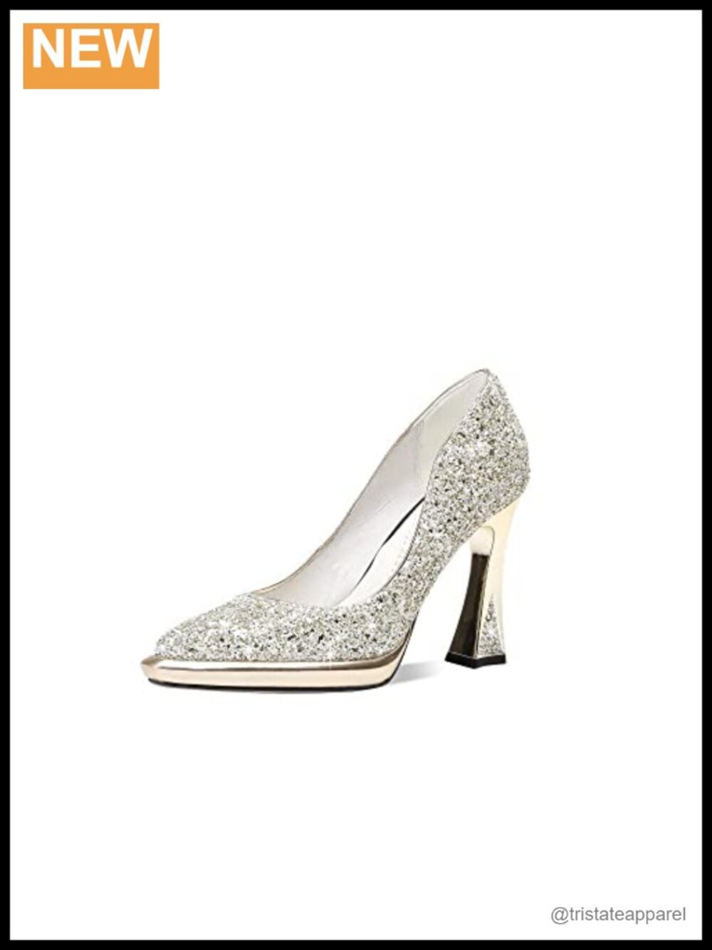 Handmade Leather Pointed Toe Platform Pumps Heels